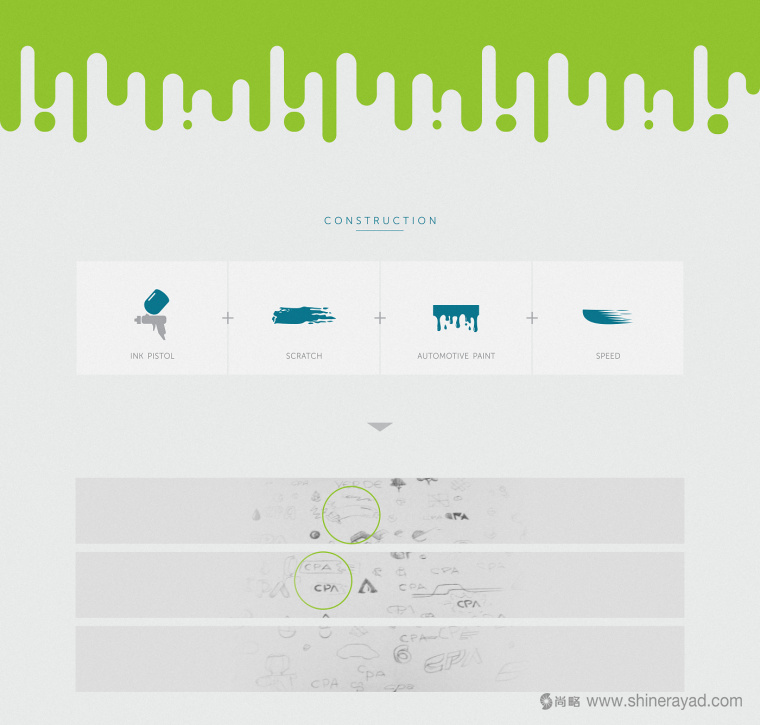 上海logo設計佳作欣賞：CPA 品牌汽車漆logo設計4