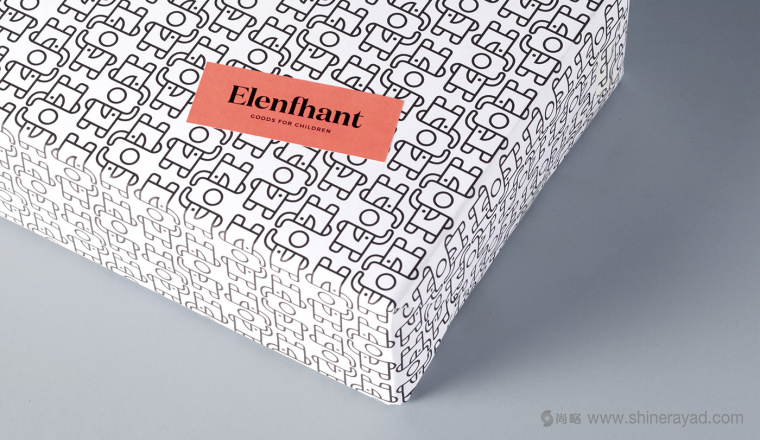 小象風格 Elenfhant 兒童在線精品店電商logo設計VI設計-上海logo設計公司6