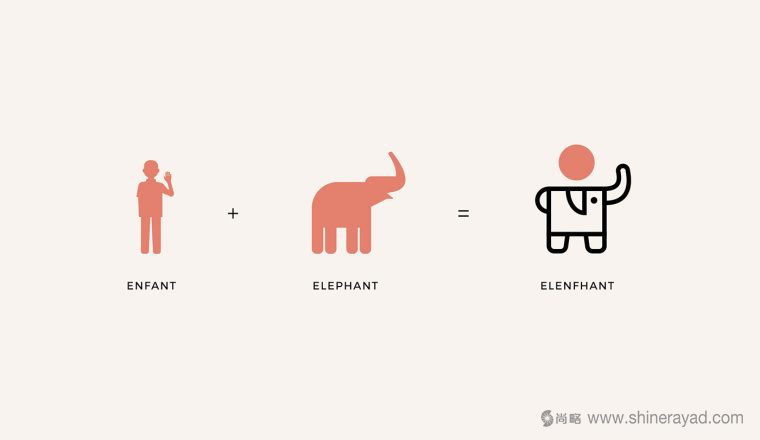 小象風格 Elenfhant 兒童在線精品店電商logo設計-上海logo設計公司1