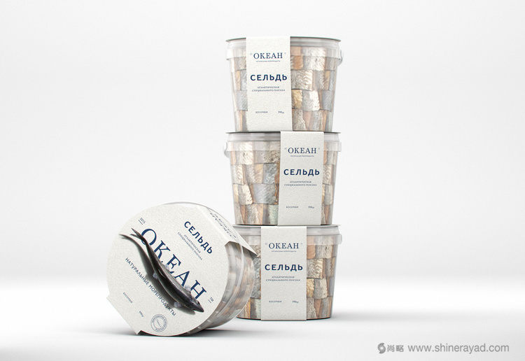 活魚插畫風格 okeah 海鮮產品包裝設計-上海包裝設計公司設計欣賞3