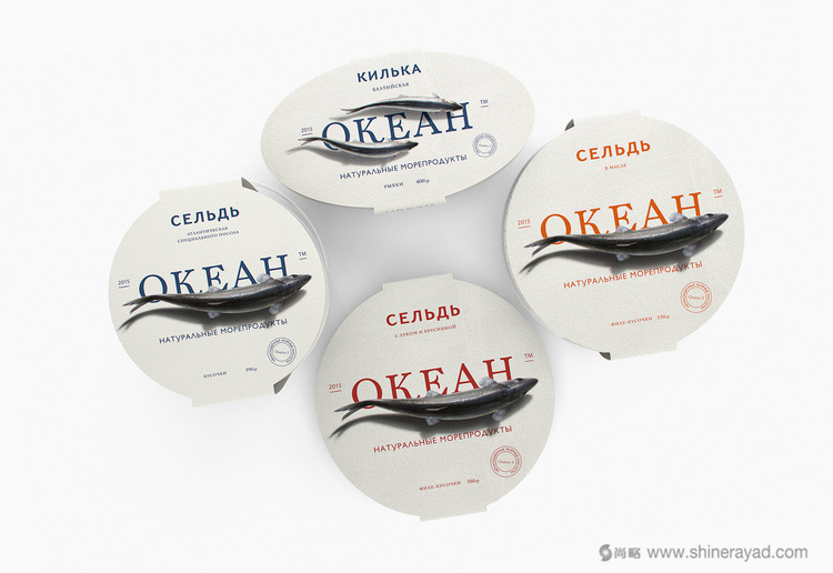 活魚插畫風格 okeah 海鮮產品包裝設計-上海包裝設計公司設計欣賞5