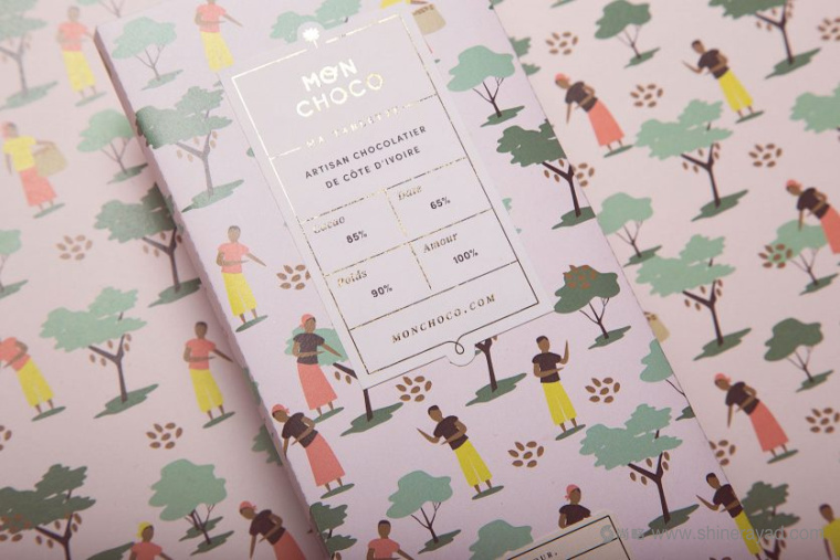Mon Choco 巧克力包裝設(shè)計(jì)插畫設(shè)計(jì)-上海包裝設(shè)計(jì)佳作欣賞5