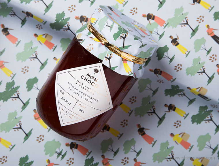 Mon Choco 巧克力包裝設(shè)計(jì)插畫設(shè)計(jì)-上海包裝設(shè)計(jì)佳作欣賞6