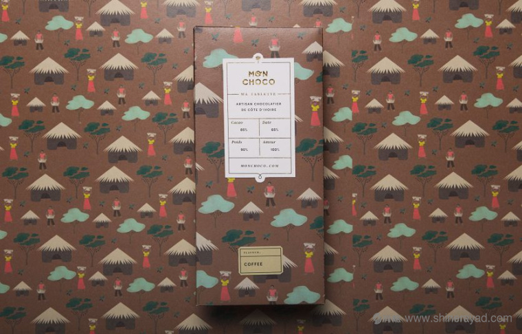 Mon Choco 巧克力包裝設(shè)計(jì)插畫設(shè)計(jì)-上海包裝設(shè)計(jì)佳作欣賞8