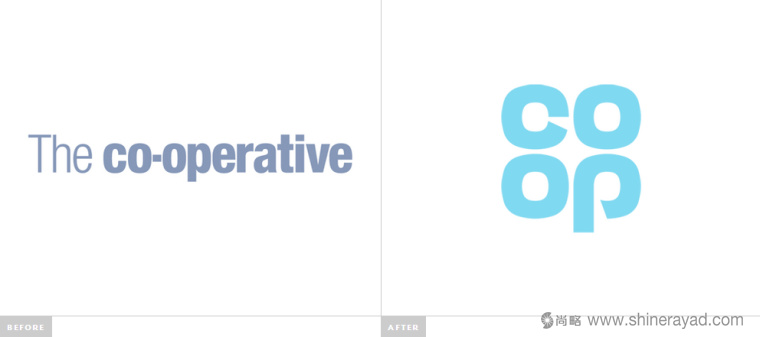 COOP 連鎖超市賣場logo設計品牌形象設計-上海logo設計公司2