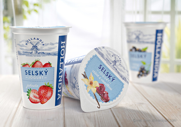 HOLLANDIA 酸奶品牌形象更新設計（logo設計包裝設計）-上海品牌設計公司欣賞4