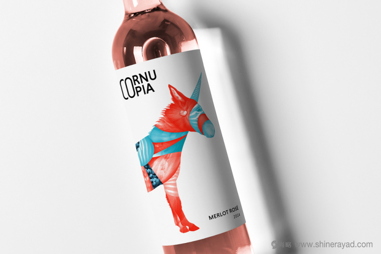 上海包裝設(shè)計(jì)公司設(shè)計(jì)欣賞：創(chuàng)意彩繪動(dòng)物系列 Concept 葡萄酒標(biāo)標(biāo)簽設(shè)計(jì)6