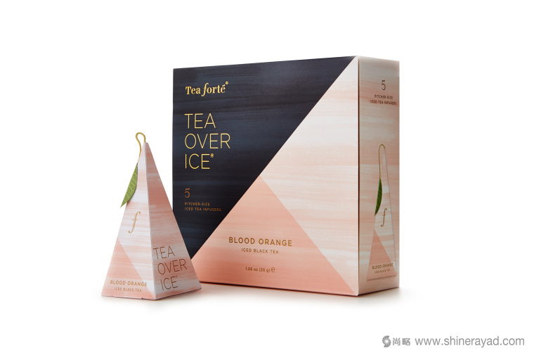 Tea Forté 福泰茶冰茶金字塔包裝設計-上海包裝設計公司1