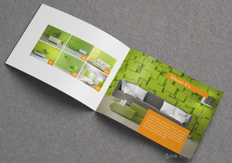 上海畫冊設計公司設計欣賞：創意辦公家具宣傳畫冊設計2