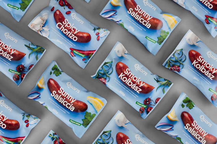 上海食品包裝設(shè)計(jì)公司設(shè)計(jì)欣賞：Quorn 素食火腿香腸肉類包裝設(shè)計(jì)9