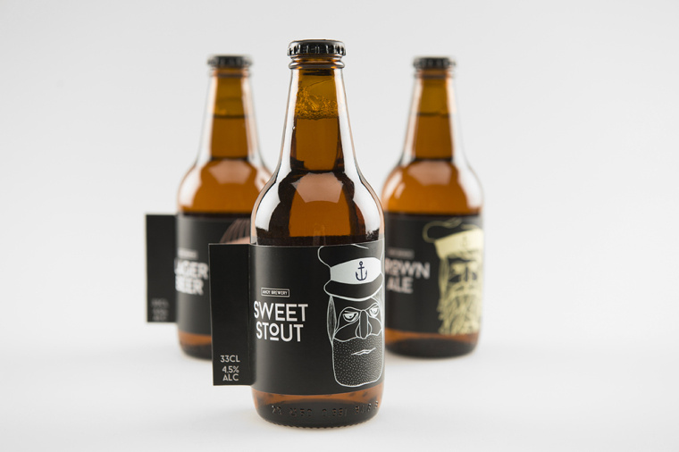 上海包裝設(shè)計公司設(shè)計欣賞：頭像版Ahoy 阿霍伊啤酒包裝設(shè)計2