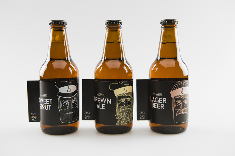 上海包裝設(shè)計公司設(shè)計欣賞：頭像版Ahoy 阿霍伊啤酒包裝設(shè)計5