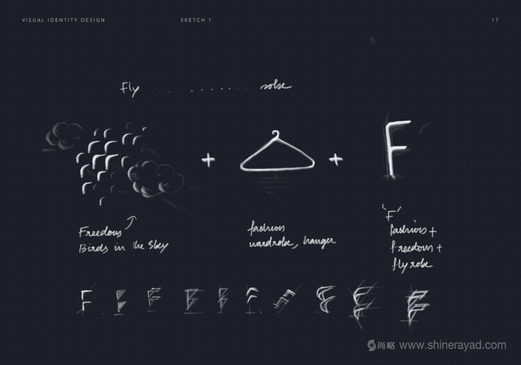 Flyrobe 時裝定制設計品牌logo設計-上海服裝logo設計案例欣賞4