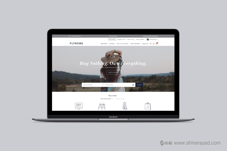 Flyrobe 時裝定制設計品牌網站設計-上海品牌設計公司17