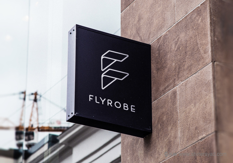 Flyrobe 時裝定制設計品牌logo設計-上海服裝logo設計公司