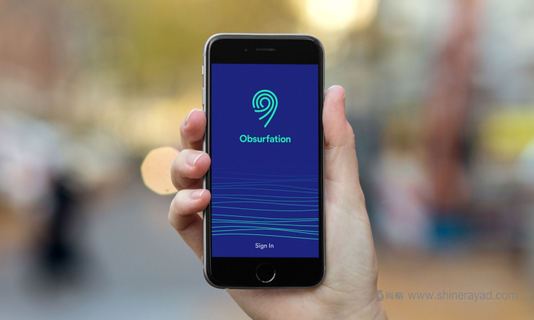 Obsurfation 沖浪類海洋手機應用軟件logo設計APP界面設計-上海logo設計公司1