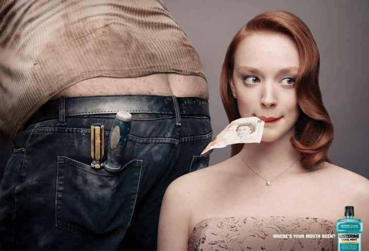 李施德林漱口水平面廣告創(chuàng)意設(shè)計-上海廣告設(shè)計公司廣告佳作欣賞1