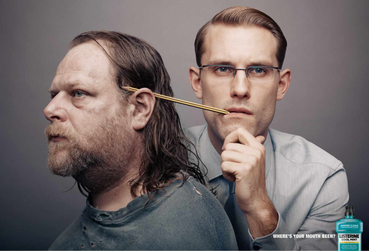 李施德林漱口水平面廣告創(chuàng)意設(shè)計-上海廣告設(shè)計公司廣告佳作欣賞3