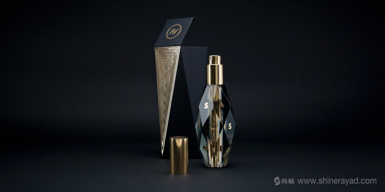 FRAGRANCE FACES 香水包裝設計香水瓶切面造型設計-上海包裝設計公司1