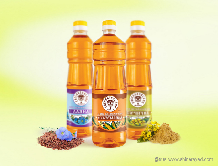 Rassvetovskoe oil.食用油品牌包裝標簽設計-上海包裝設計公司5