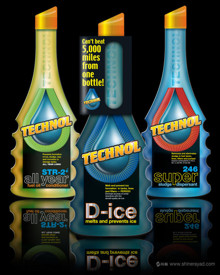 Technol 汽車燃油添加劑包裝設計-上海包裝設計公司6