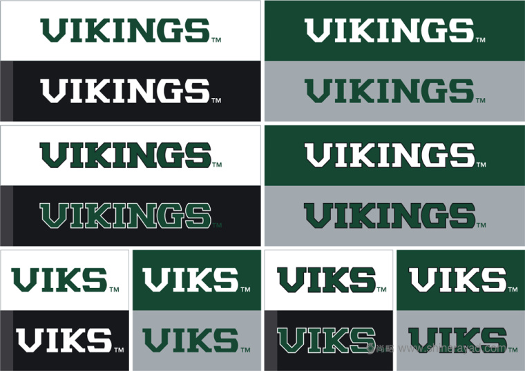 vikings 橄欖球俱樂部logo設計－上海logo設計公司5