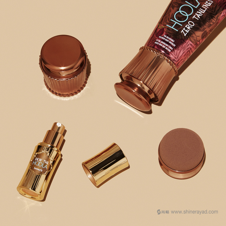 超炫古銅色 HOOLA 護膚品化妝品包裝設計-上海包裝設計公司2