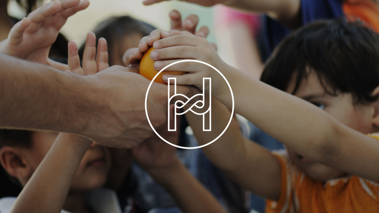 無窮大元素和字母H創意設計的永遠希望慈善基金會LOGO設計-上海logo設計公司1