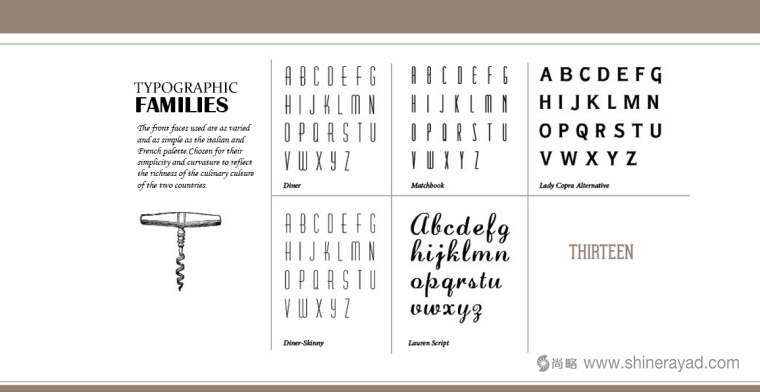 LA CASCINA 意大利與法國(guó)融合菜餐廳餐飲品牌VI視覺(jué)形象識(shí)別設(shè)計(jì)-上海VI設(shè)計(jì)公司7