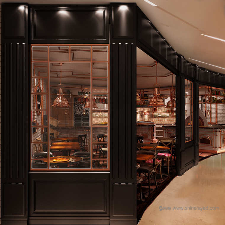青銅風(fēng)格 LA CASCINA 意大利與法國(guó)融合菜餐廳餐飲品牌VI視覺(jué)形象識(shí)別設(shè)計(jì)餐廳設(shè)計(jì)-上海VI設(shè)計(jì)公司14