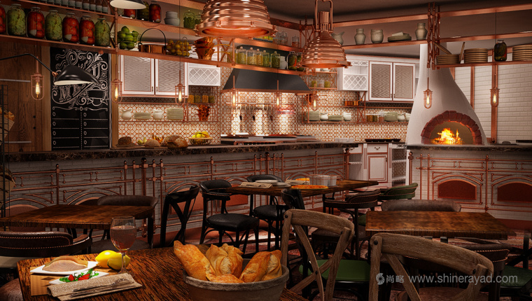 青銅風(fēng)格 LA CASCINA 意大利與法國(guó)融合菜餐廳餐飲品牌VI視覺(jué)形象識(shí)別設(shè)計(jì)餐廳設(shè)計(jì)-上海VI設(shè)計(jì)公司16