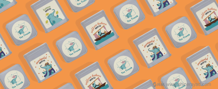 印度 Tea Trunk 茶葉品牌小象吉祥物包裝設(shè)計-上海包裝設(shè)計公司10