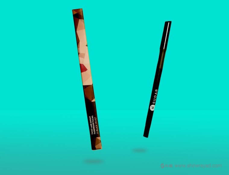 Sugar 品牌三角形美女插畫美容彩妝化妝品包裝設計-上海包裝設計公司3