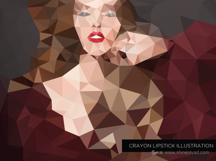 Sugar 品牌三角美女插畫美容彩妝化妝品包裝設計-上海包裝設計公司19