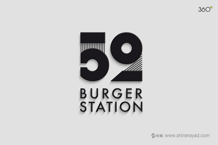 Burger Station 漢堡快餐餐廳餐飲logo設(shè)計(jì)-上海logo設(shè)計(jì)-上海品牌設(shè)計(jì)公司1