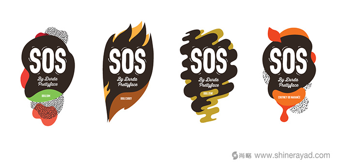 調味品包裝設計案例： SOS 燒烤醬包裝設計-上海包裝設計-上海品牌設計欣賞3