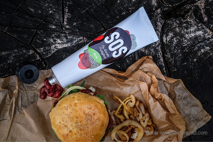 調味品包裝設計案例： SOS 燒烤醬包裝設計-上海包裝設計-上海品牌設計欣賞5