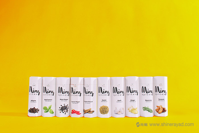 Ming Spices 烹飪食用香料調味品包裝設計精致版-上海包裝設計公司2
