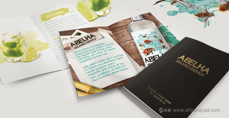 Abelha 有機甘蔗酒禮盒包裝設計蜜蜂插畫設計-上海包裝設計公司5