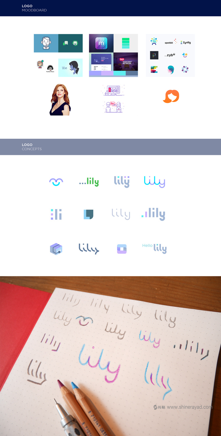 Lily 軟件英文字體logo設計字體標準制圖設計-上海logo設計公司設計培訓3