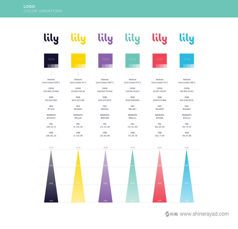 Lily 軟件英文字體logo設計字體標準制圖設計-上海logo設計公司設計培訓5