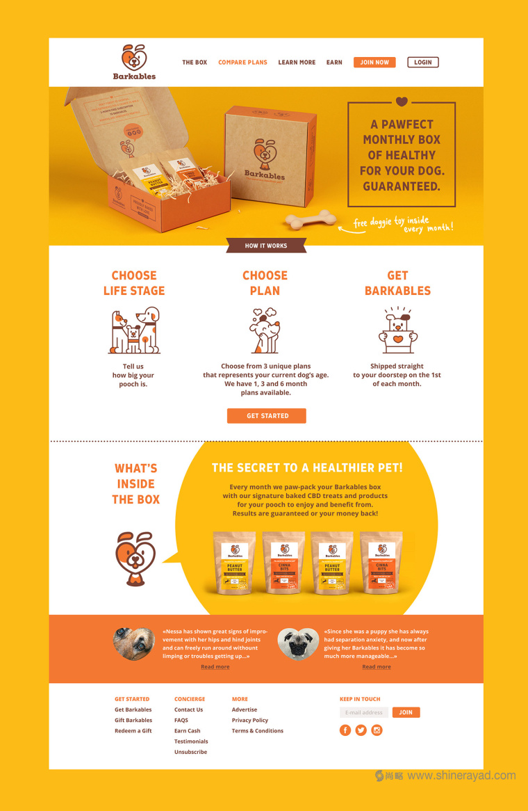 Barkables 寵物狗醫院機構寵物藥品健康用品網站設計-上海品牌網站設計公司