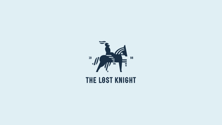 The Lost Knight商務公司藍色騎士logo設計-上海logo設計-1