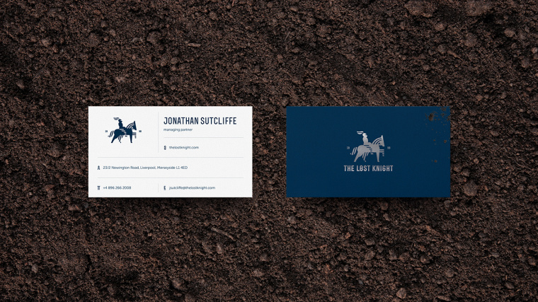 The Lost Knight商務公司藍色騎士logo設計VI設計-上海logo設計-上海VI設計4