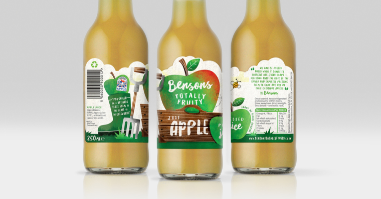BENSONS 有機農場自產果汁包裝設計-上海包裝設計公司1 BENSONS 有機農場自產果汁包裝設計-上海包裝設計公司1