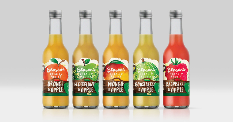 BENSONS 有機農場自產果汁包裝設計-上海包裝設計公司2 BENSONS 有機農場自產果汁包裝設計-上海包裝設計公司2