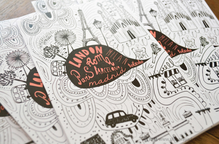 Travel Time 黑白插畫設計-上海品牌策劃設計公司4