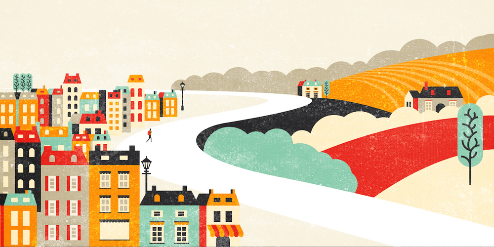 法國 Le Voyageur 葡萄酒酒標設計風景插畫設計-上海包裝設計公司欣賞1