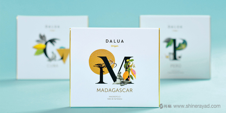 字母插畫系列 Dalúa 巧克力面包糕點包裝設計插畫設計-上海包裝設計公司包裝欣賞1