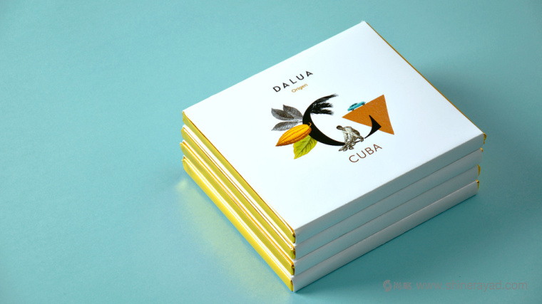 字母插畫系列 Dalúa 巧克力面包糕點包裝設計插畫設計-上海包裝設計公司包裝欣賞6